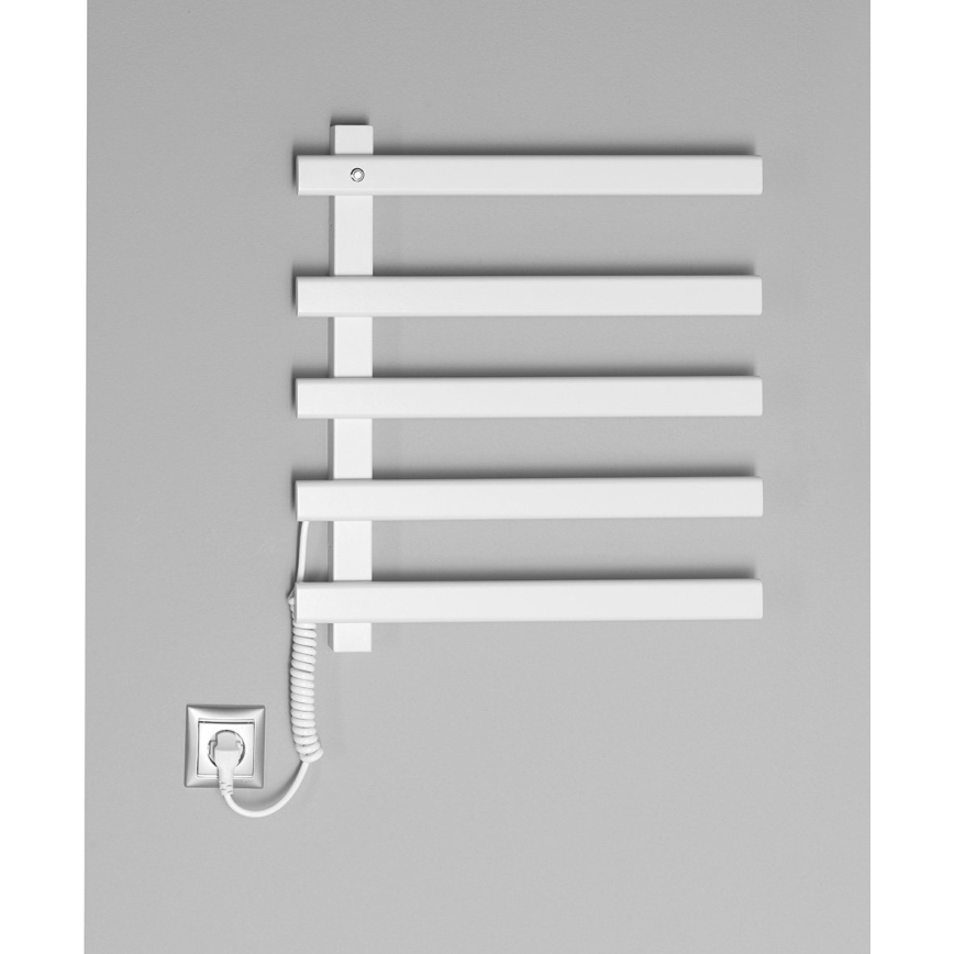 Sapho - Elektrische handdoekendroger ELCOR 63 W 52 x 48 cm mat wit
