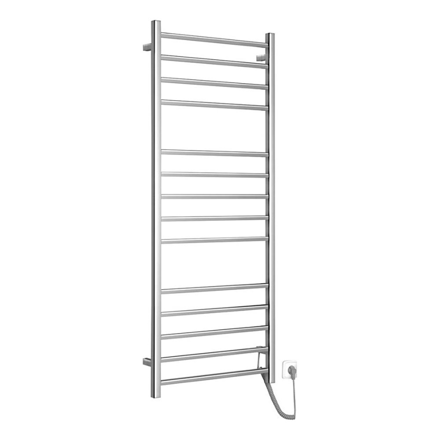 Sapho - Elektrische handdoekhouder ESKINADO 130W/230V 150 cm glanzend chroom rechts hoekig