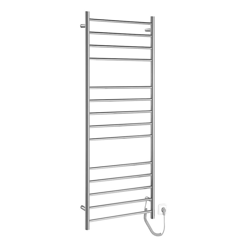 Sapho - Elektrische handdoekhouder REDONDO 130W/230V 150 cm glanzend chroom rechts rond