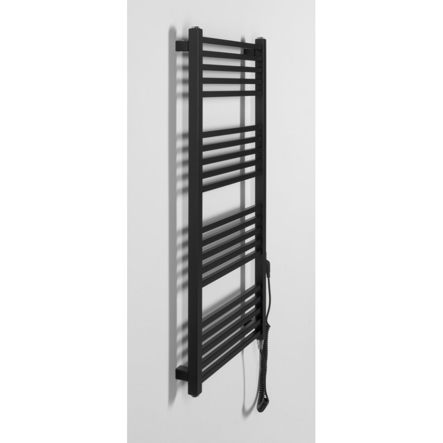Sapho - Elektrische handdoekradiator METRO-E 400W 106x50 cm mat zwart