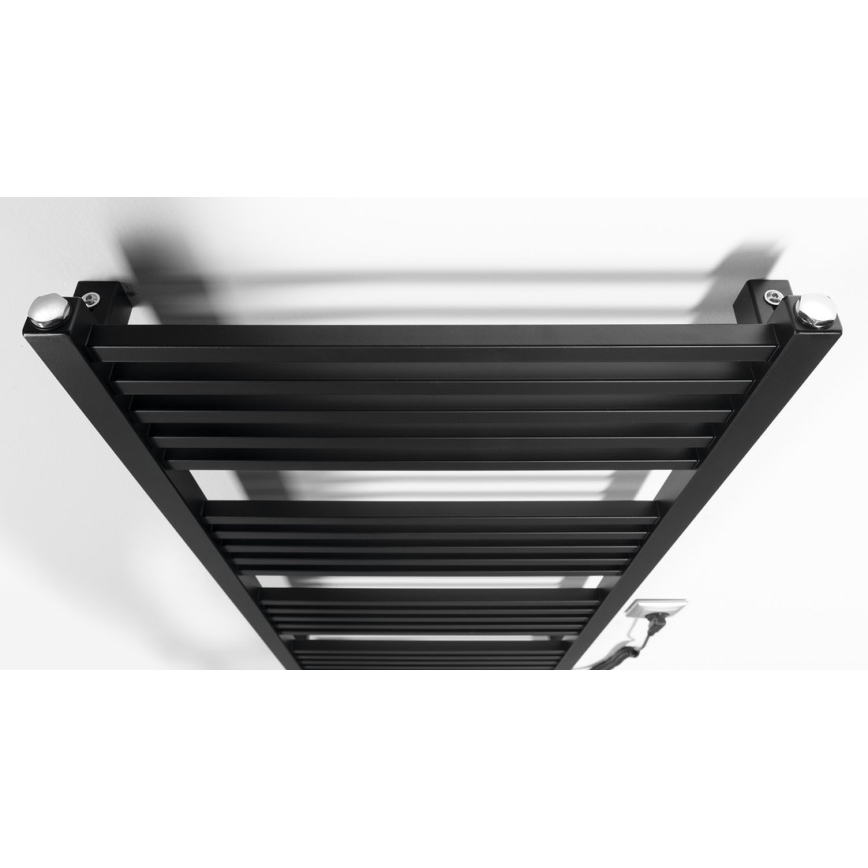 Sapho - Elektrische handdoekradiator METRO-E 400W 106x50 cm mat zwart