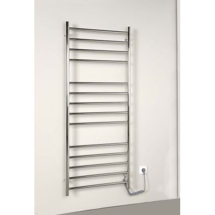 Sapho - Elektrische handdoekwarmer REDONDO 130 W 116 x 63 cm glanzend chroom