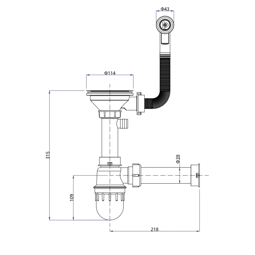 Sapho - Évier de cuisine 77x44 cm granit/noir