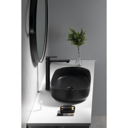 Sapho - Kraan voor wastafel PAX 31,5 cm mat zwart