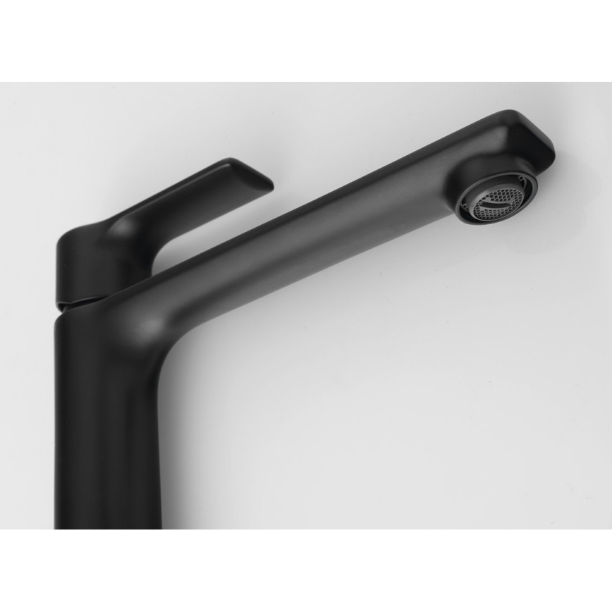 Sapho - Kraan voor wastafel PAX 31,5 cm mat zwart