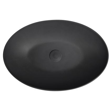 Sapho - Lavabo à poser FORMIGO 60 x 40 cm béton/anthracite