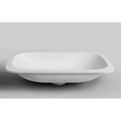 Sapho - lavabo encastré ROCKSTONE 67x35,5 cm blanc mat