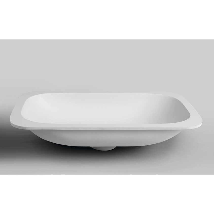 Sapho - lavabo encastré ROCKSTONE 67x35,5 cm blanc mat