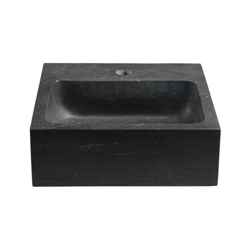 Sapho - Lavabo mural BLOK 30 x 30 cm anthracite
