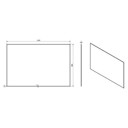 Sapho - Miroir ACCORD 120 x 80 cm