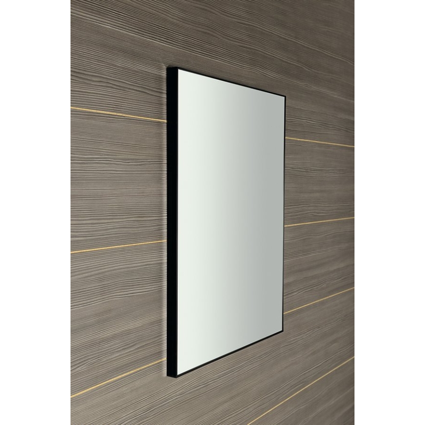 Sapho - Miroir encadré AROWANA 50x80, noir mat