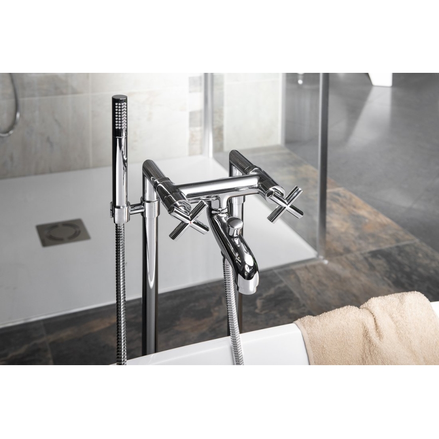 Sapho - Mitigeur de baignoire AXIA RETRO chromé brillant