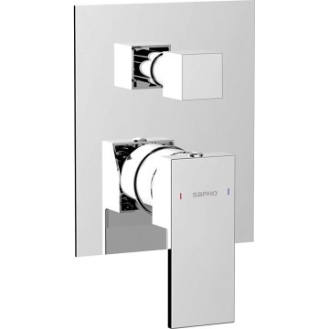 Sapho - Mitigeur de douche encastrable CUBEMIX chrome brillant