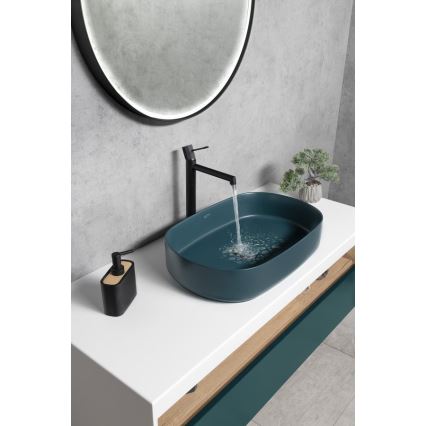Sapho - Mitigeur de lavabo SOLARIS 32 cm noir mat