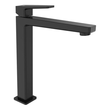 Sapho - Mitigeur de lavabo TURSI 28 cm, noir mat