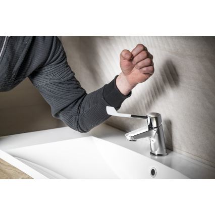 Sapho - Mitigeur pour lavabo LEA 15,4 cm, chrome brillant