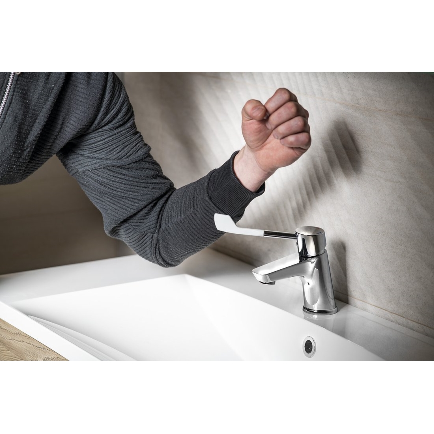 Sapho - Mitigeur pour lavabo LEA 15,4 cm, chrome brillant