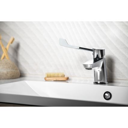 Sapho - Mitigeur pour lavabo LEA 15,4 cm, chrome brillant