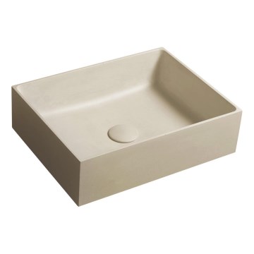Sapho - Opzetwastafel FORMIGO 47,5 x 36,5 cm beton/beige