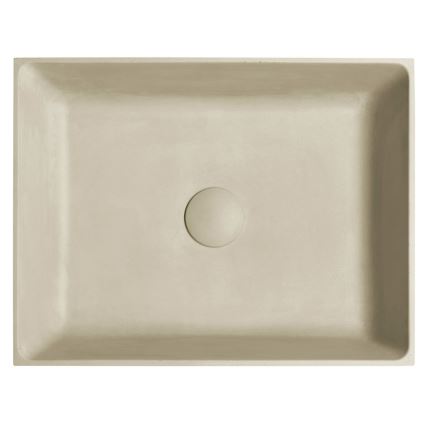 Sapho - Opzetwastafel FORMIGO 47,5 x 36,5 cm beton/beige