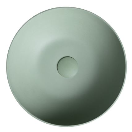Sapho - Opzetwastafel FORMIGO Ø 39 cm beton/groen