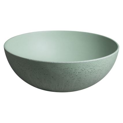 Sapho - Opzetwastafel FORMIGO Ø 39 cm beton/groen
