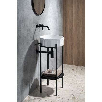 Sapho - Opzetwastafel PICOBELLO Ø 37 cm keramiek/wit
