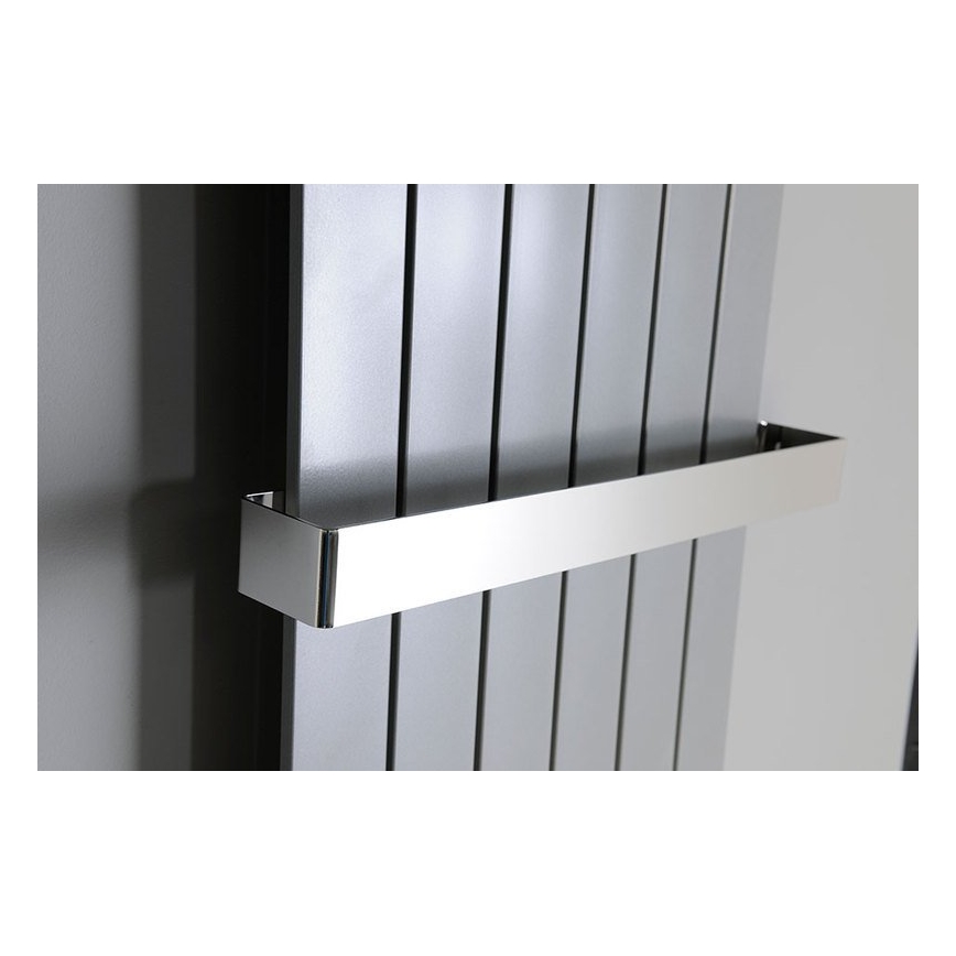 Sapho - Porte-serviettes mural COLONNA 8x34 cm en inox poli