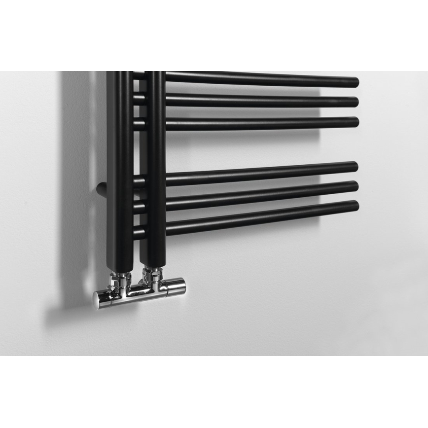 Sapho - Radiateur de salle de bains DORLION 400W/230V 50x120 cm, noir mat