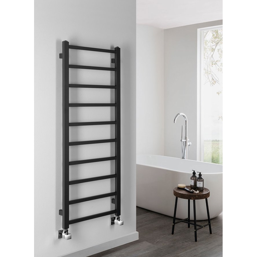 Sapho - Radiateur de salle de bains METRO DOS 247W/230V 40x114 cm noir mat