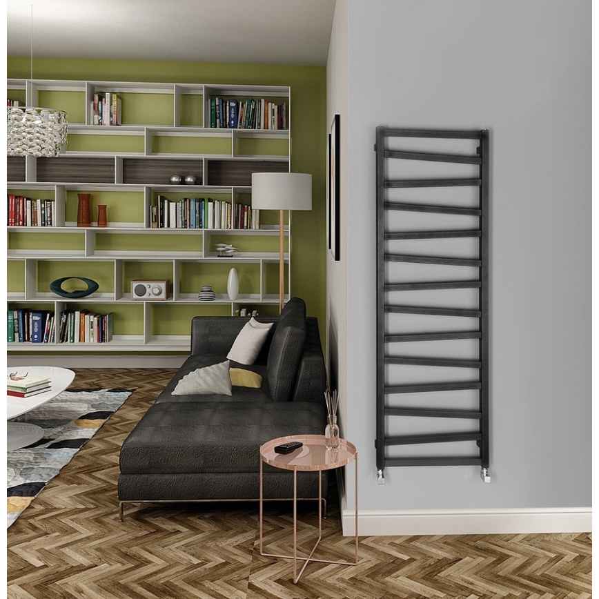 Sapho - Radiateur de salle de bains ZIG 157 x 50 cm, anthracite