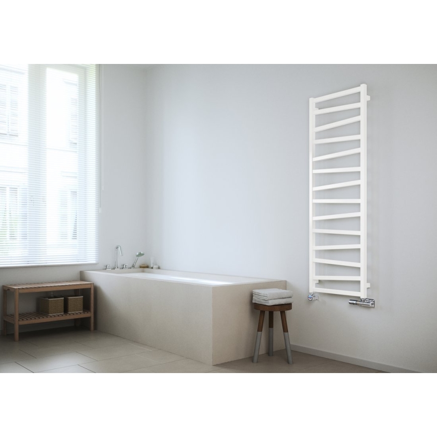 Sapho - Radiateur de salle de bains ZIG 582W/230V 50x157 cm blanc