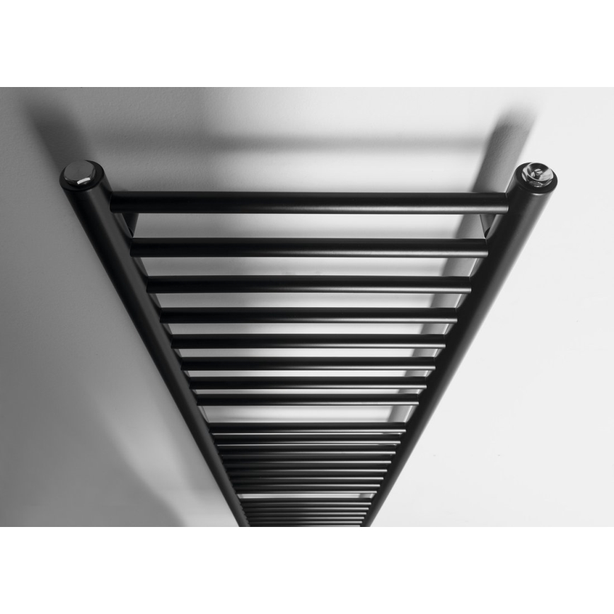 Sapho - Radiateur sèche-serviettes DINA 477W 40x156 cm noir mat