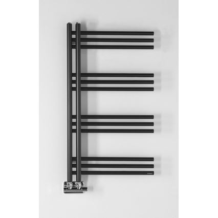 Sapho - Radiateur sèche-serviettes DORLION 300W/230V 50x90 cm noir mat