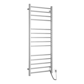 Sapho - Radiateur sèche-serviettes électrique ESKINADO 130W/230V 150 cm chrome brillant droit carré