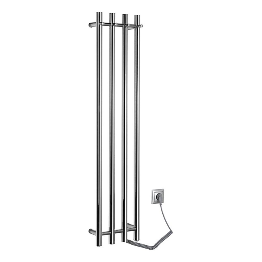 Sapho - Radiateur sèche-serviettes électrique PAPINADO 85W/230V 120 cm chrome brillant droit