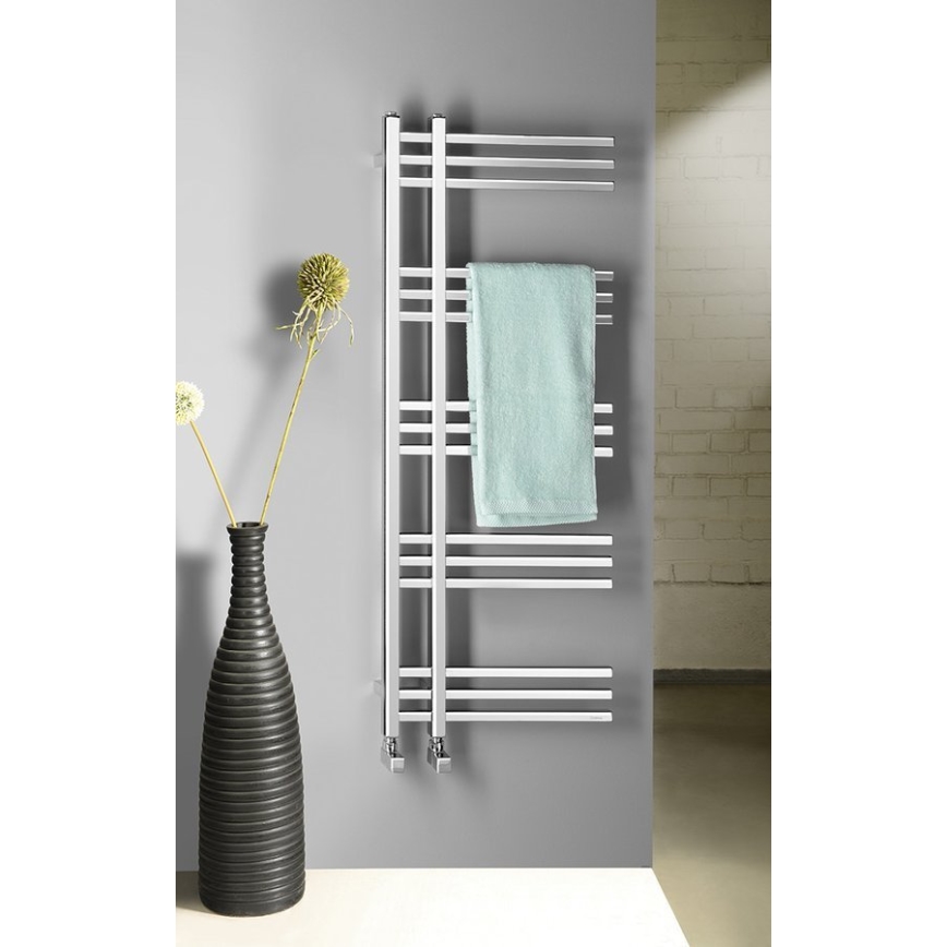 Sapho - Radiateur sèche-serviettes MAGDALENA 120 x 50 cm chromé brillant