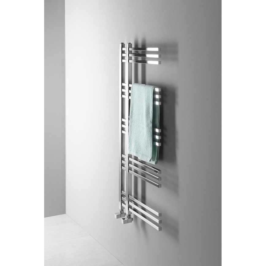 Sapho - Radiateur sèche-serviettes MAGDALENA 120 x 50 cm chromé brillant