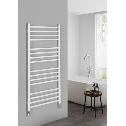 Sapho - Radiateur sèche-serviettes METRO 386 W 50 x 120 cm blanc