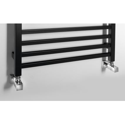 Sapho - Radiateur sèche-serviettes METRO 557W 60x151 cm noir mat