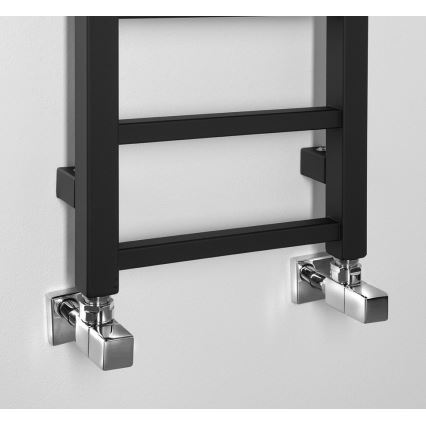 Sapho - Radiateur sèche-serviettes METRO LIGHT 276 W 30 x 150 cm noir mat