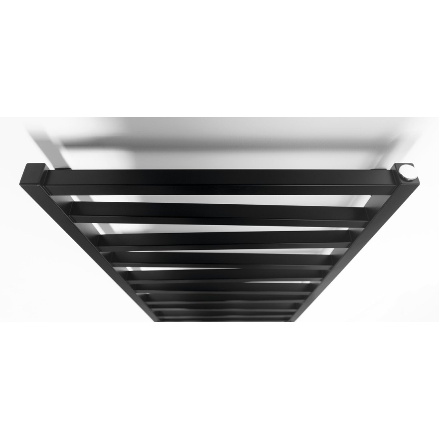 Sapho - Radiateur sèche-serviettes ZIG 133x60 cm noir