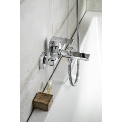 Sapho - Robinet de baignoire CUBEMIX chrome brillant
