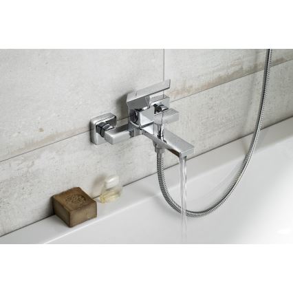 Sapho - Robinet de baignoire CUBEMIX chrome brillant