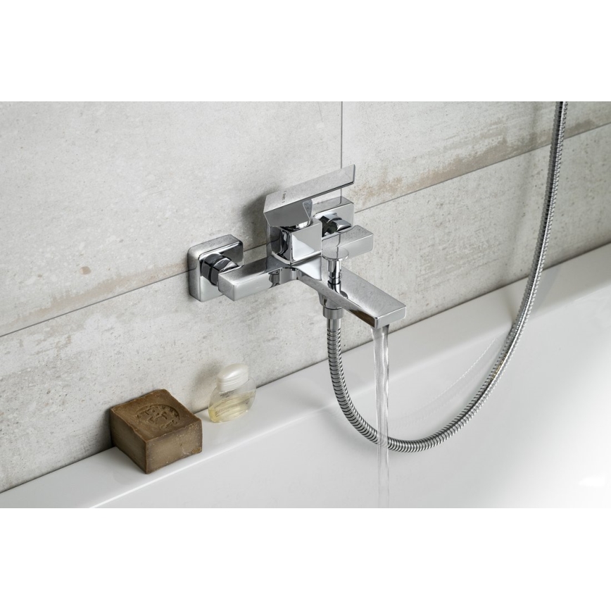Sapho - Robinet de baignoire CUBEMIX chrome brillant
