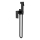 Sapho - Robinet de bidet avec douchette pour installation encastrée CUBEMIX carré/mat noir
