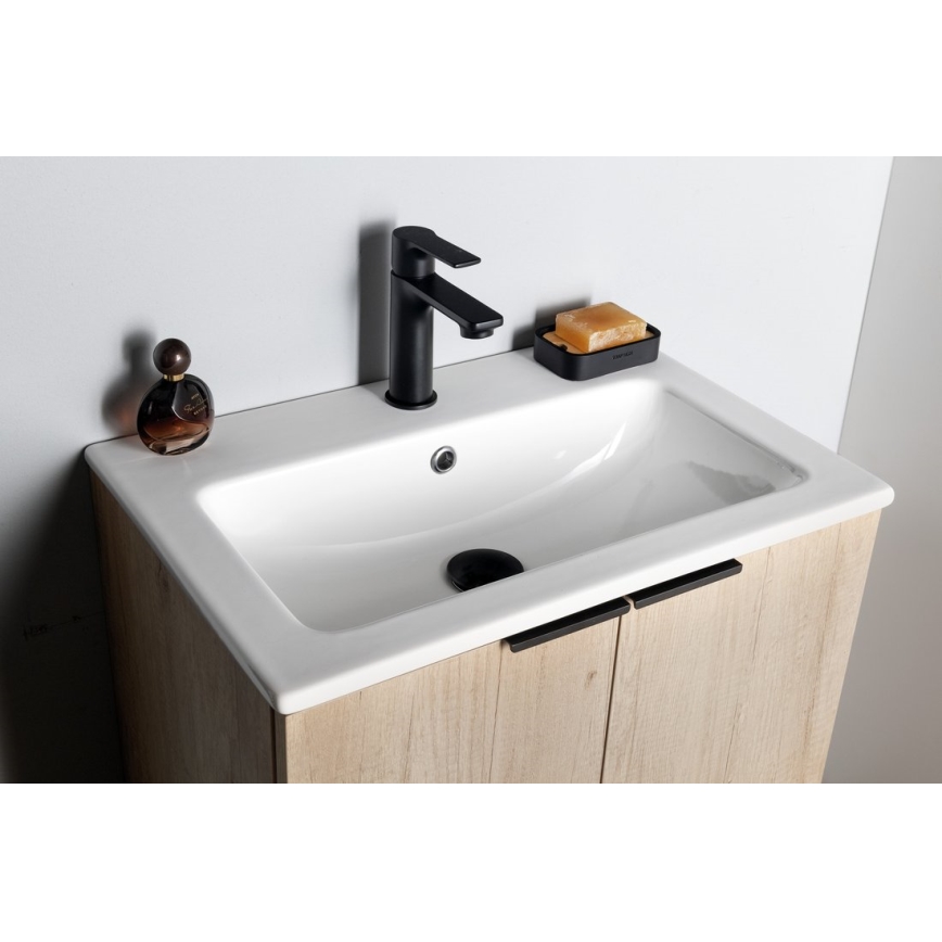 Sapho - Robinet de lavabo PAX 16,5 cm mat noir