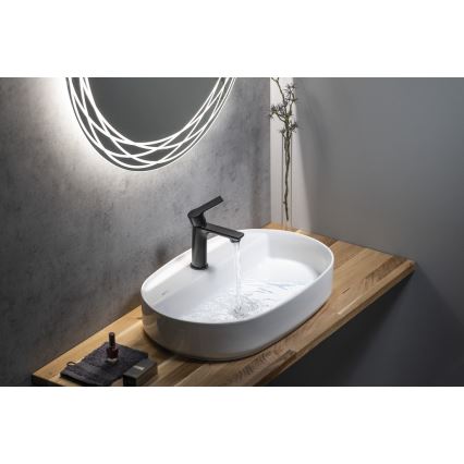 Sapho - Robinet de lavabo PAX 16,5 cm mat noir