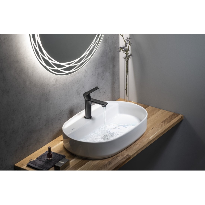 Sapho - Robinet de lavabo PAX 16,5 cm mat noir