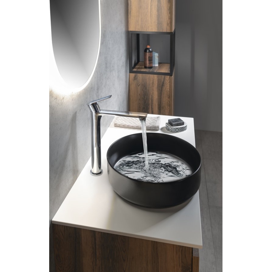 Sapho - Robinet de lavabo PAX 31,5 cm chrome brillant